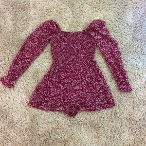 Abercrombie & Fitch Floral Romper